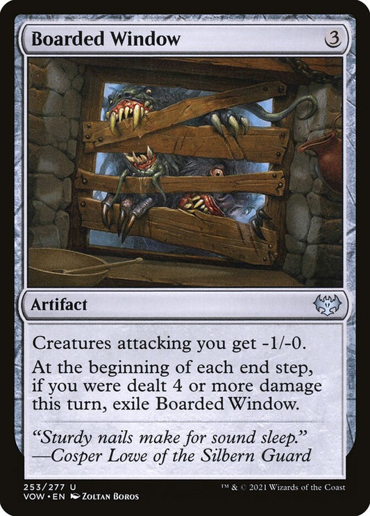 Boarded Window - carta Magic The Gathering