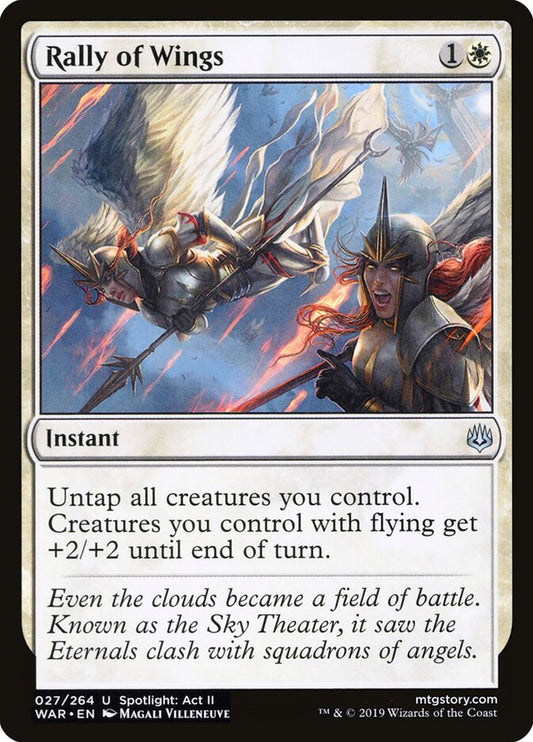 Rally of Wings - carta Magic The Gathering