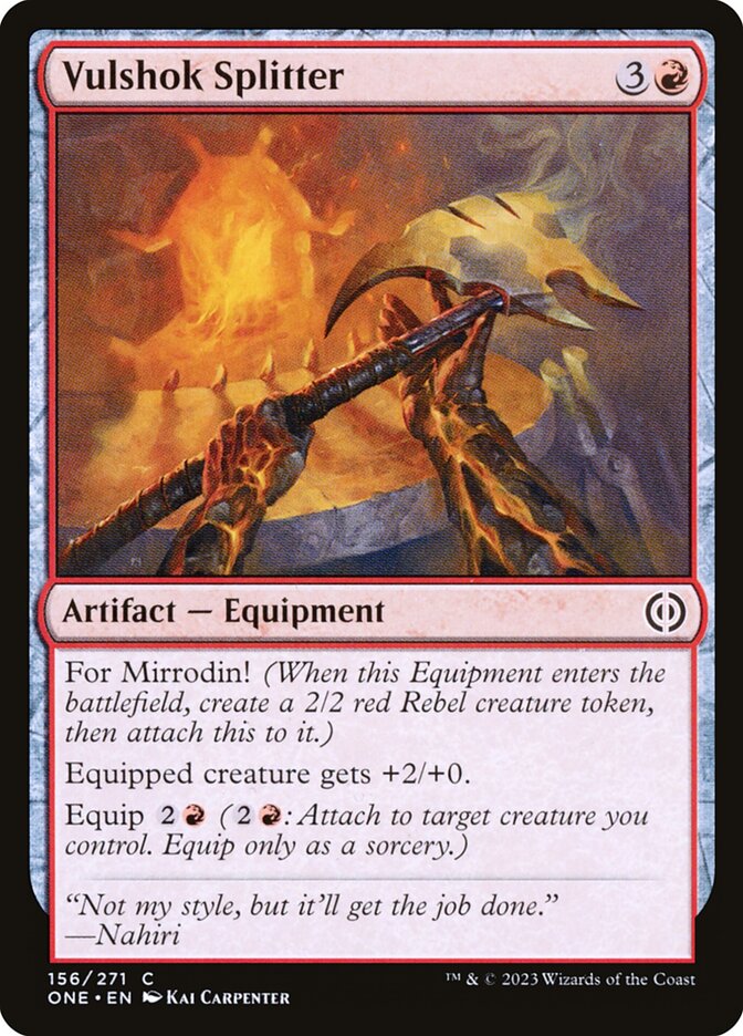 Vulshok Splitter - carta Magic The Gathering