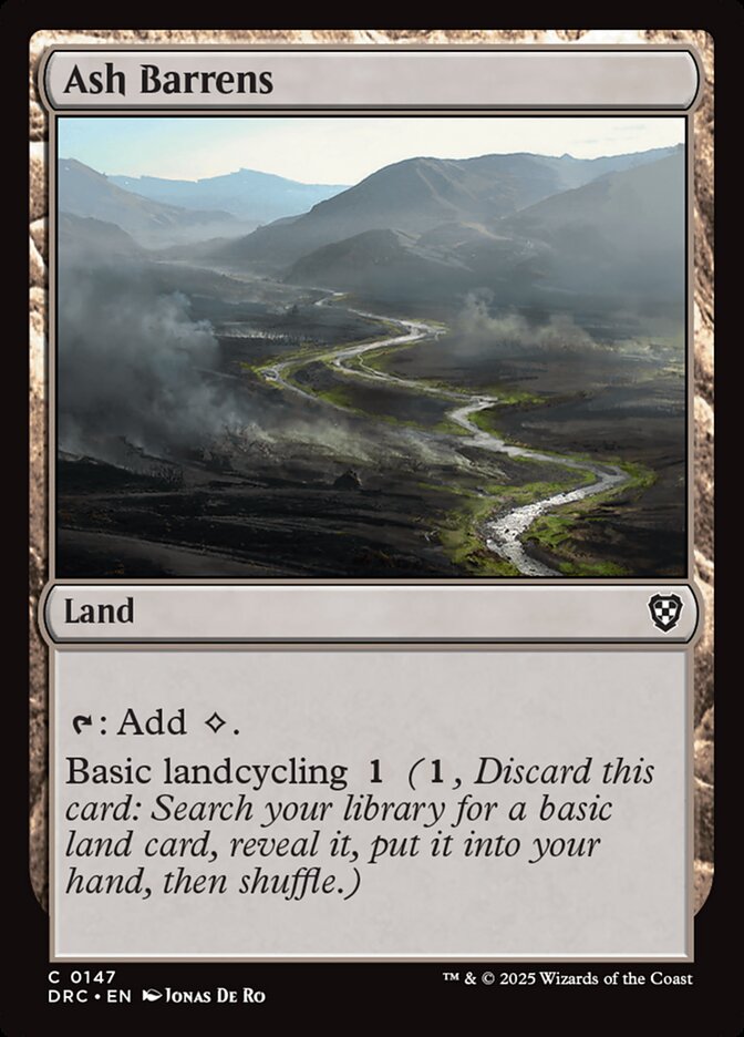 Ash Barrens - carta Magic The Gathering