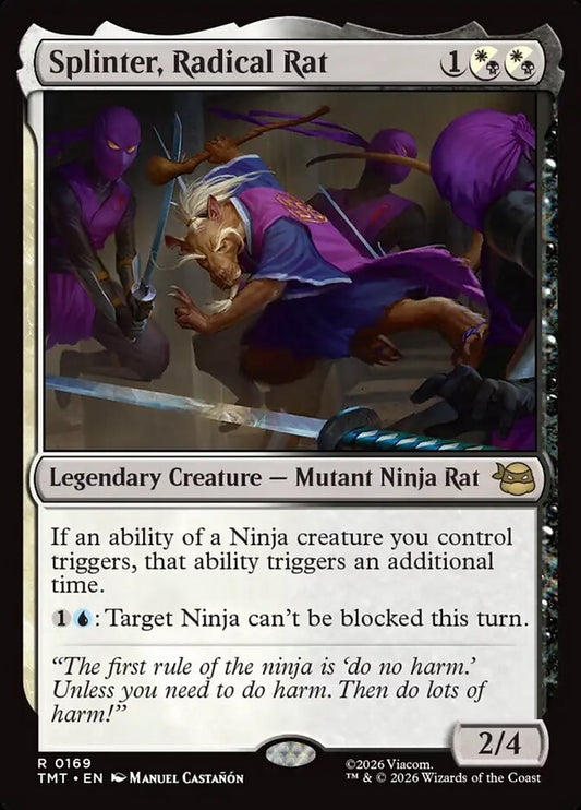 Splinter, Radical Rat - TMT-169-NF-LDG-UNI