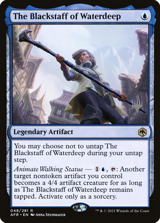 The Blackstaff of Waterdeep - carta Magic The Gathering