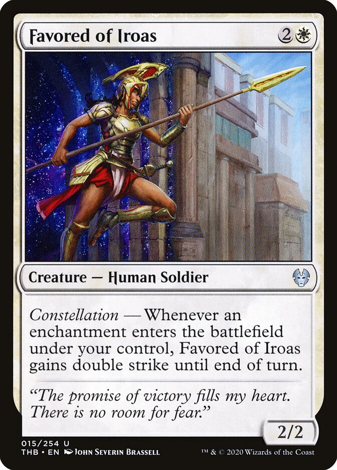 Favored of Iroas - carta Magic The Gathering