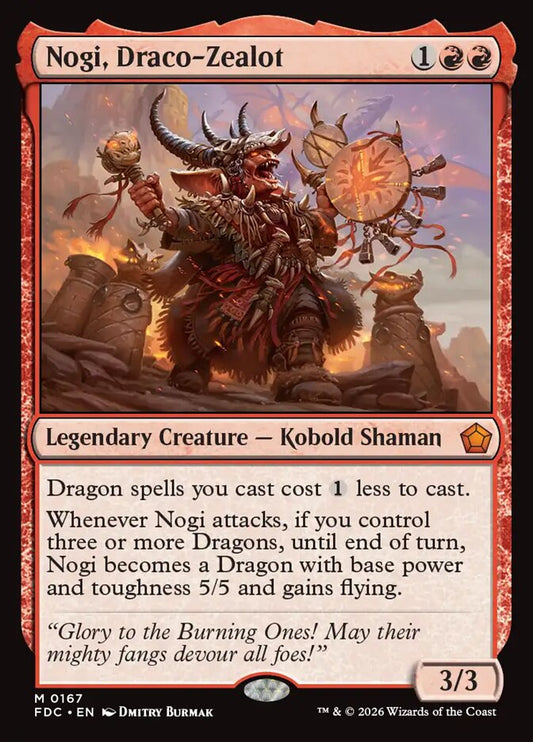 Nogi, Draco-Zealot - carta Magic The Gathering