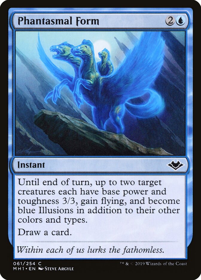 Phantasmal Form - carta Magic The Gathering