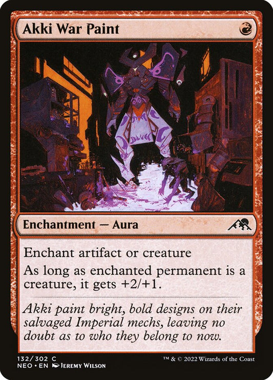 Akki War Paint - carta Magic The Gathering