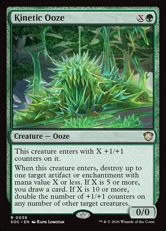 Kinetic Ooze - carta Magic The Gathering