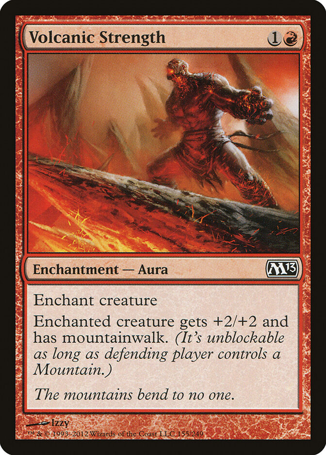 Volcanic Strength - carta Magic The Gathering