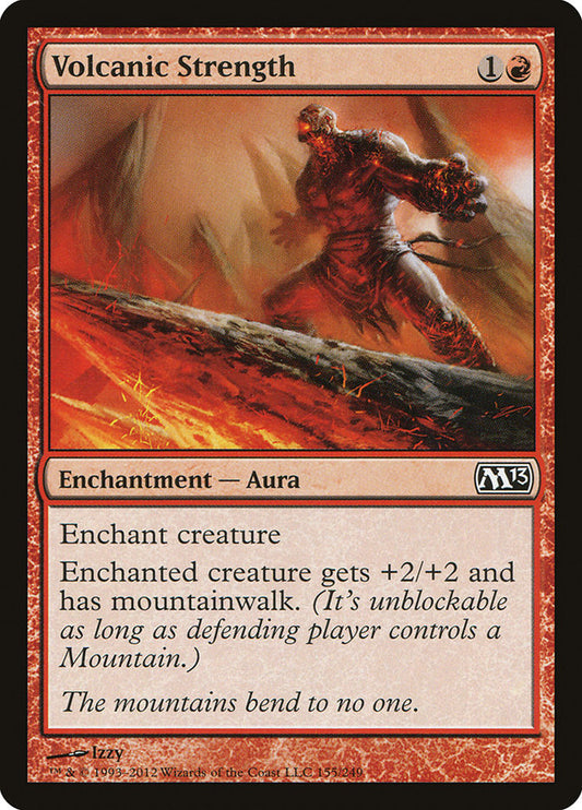 Volcanic Strength - carta Magic The Gathering