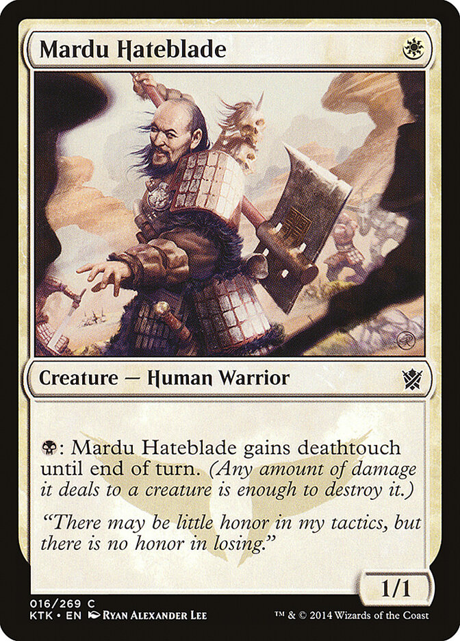 Mardu Hateblade - carta Magic The Gathering