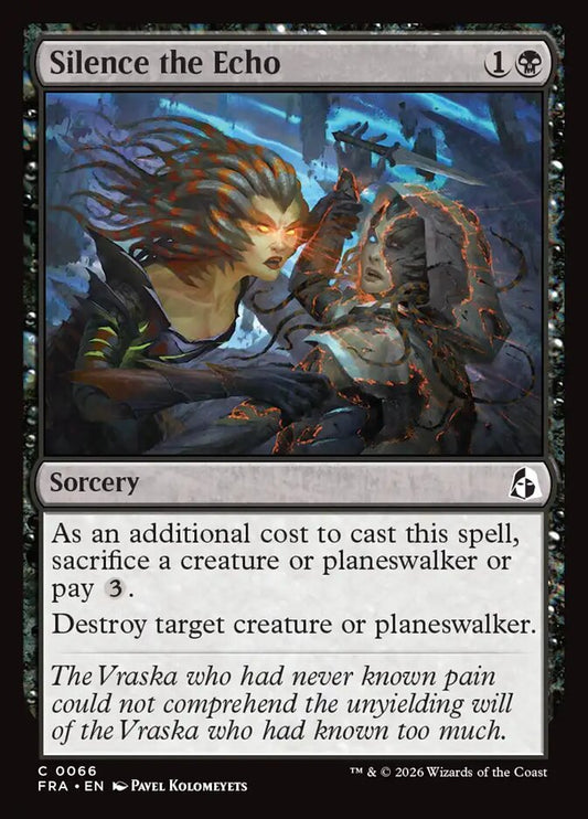 Silence the Echo - carta Magic The Gathering