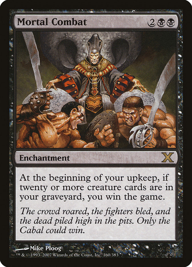 Mortal Combat - 10E-160-NF-STD
