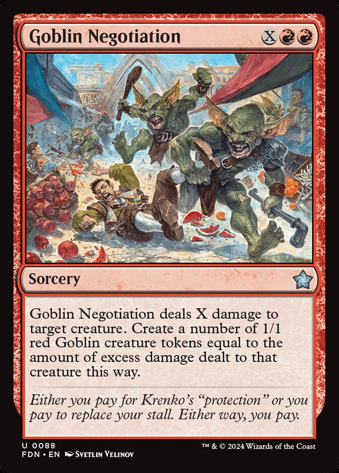 Goblin Negotiation - carta Magic The Gathering