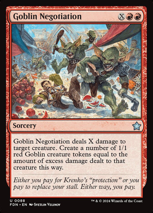 Goblin Negotiation - carta Magic The Gathering
