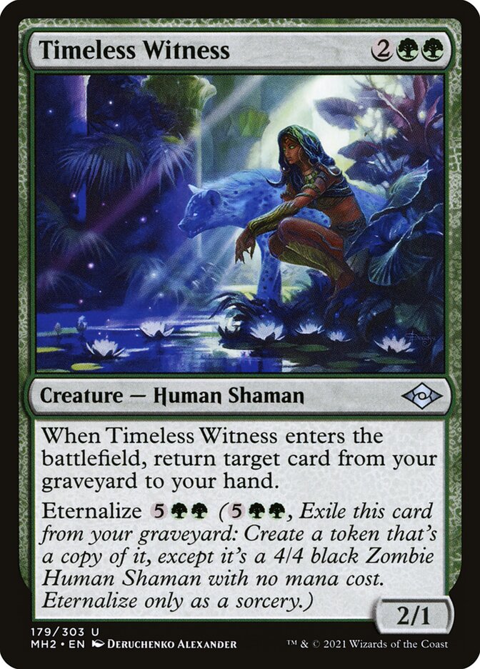 Timeless Witness - carta Magic The Gathering