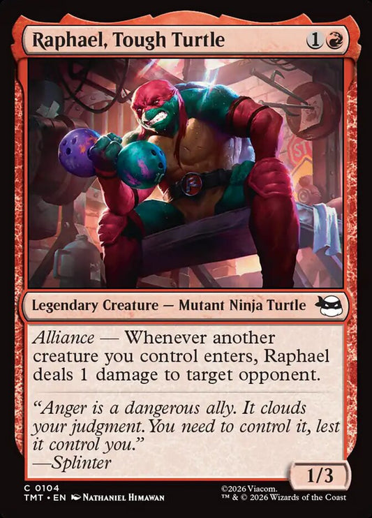 Raphael, Tough Turtle - TMT-104-NF-LDG-UNI