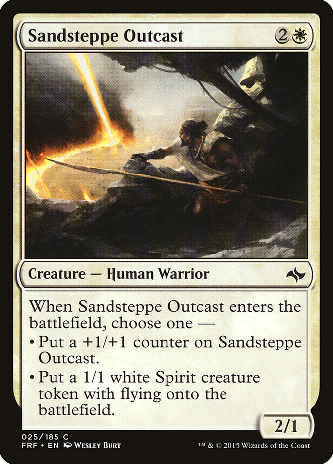 Sandsteppe Outcast - carta Magic The Gathering