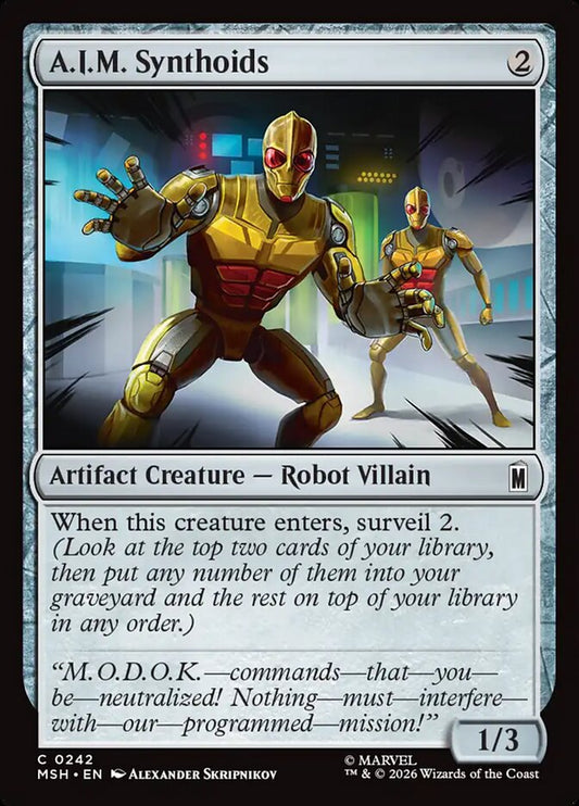 A.I.M. Synthoids - carta Magic The Gathering