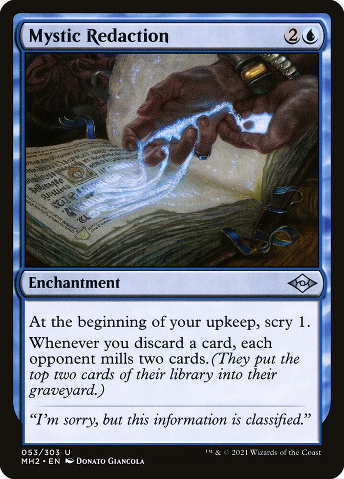 Mystic Redaction - carta Magic The Gathering