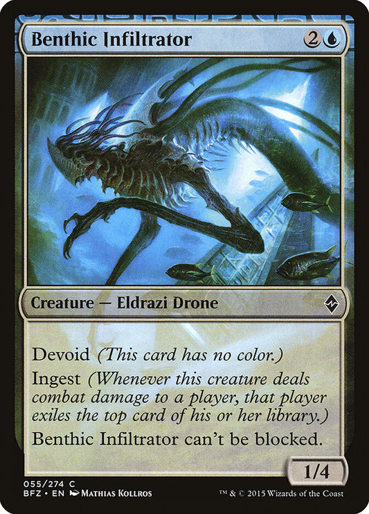 Benthic Infiltrator - carta Magic The Gathering