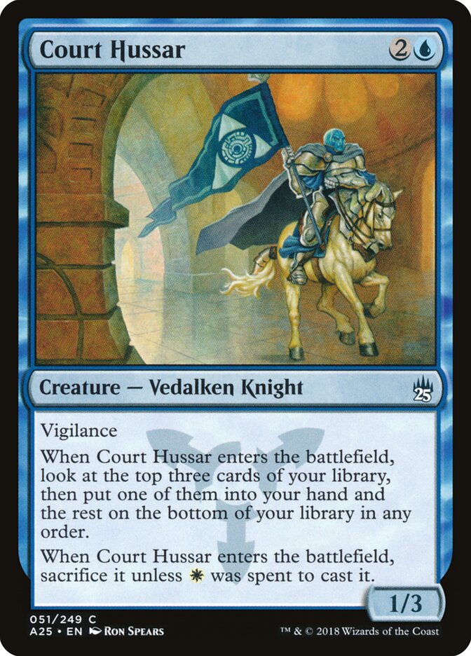 Court Hussar - carta Magic The Gathering
