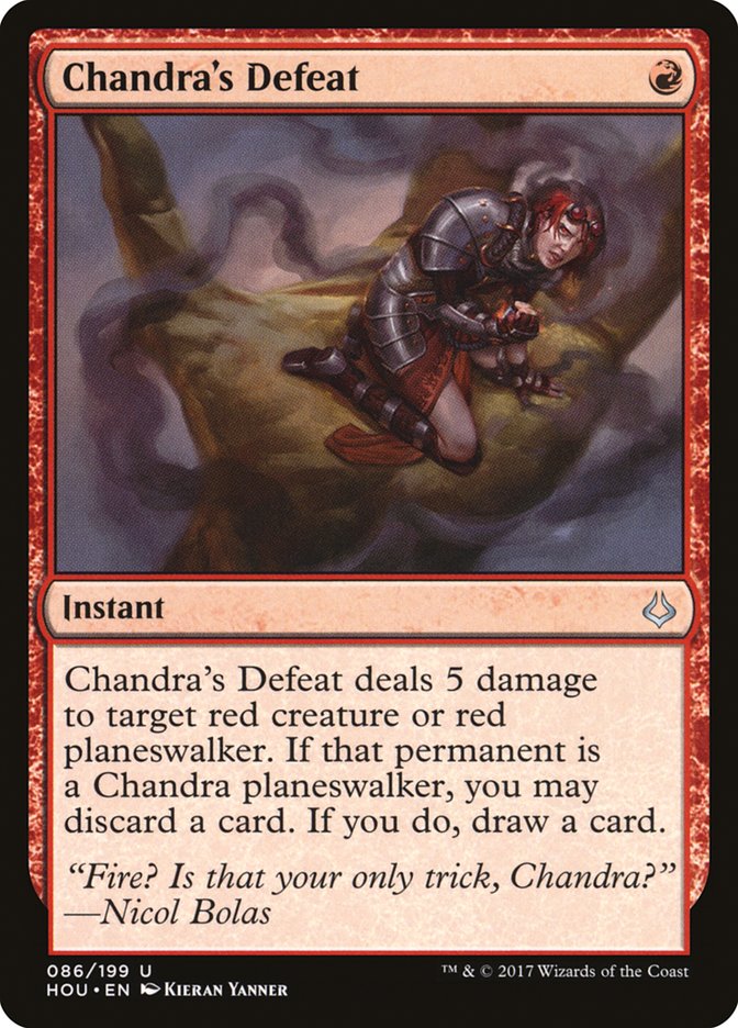 Chandra's Defeat - carta Magic The Gathering