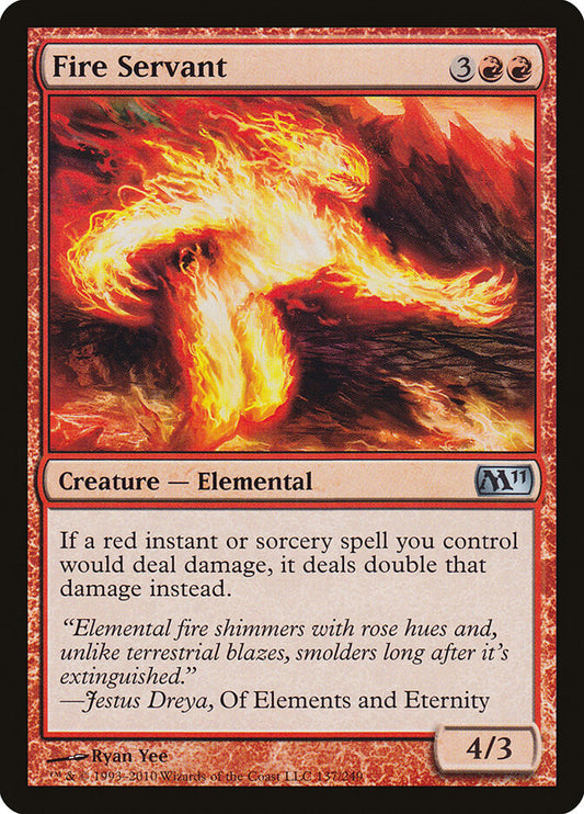 Fire Servant - carta Magic The Gathering