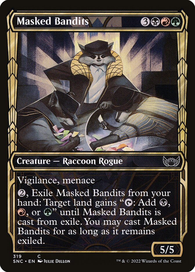 Masked Bandits - carta Magic The Gathering