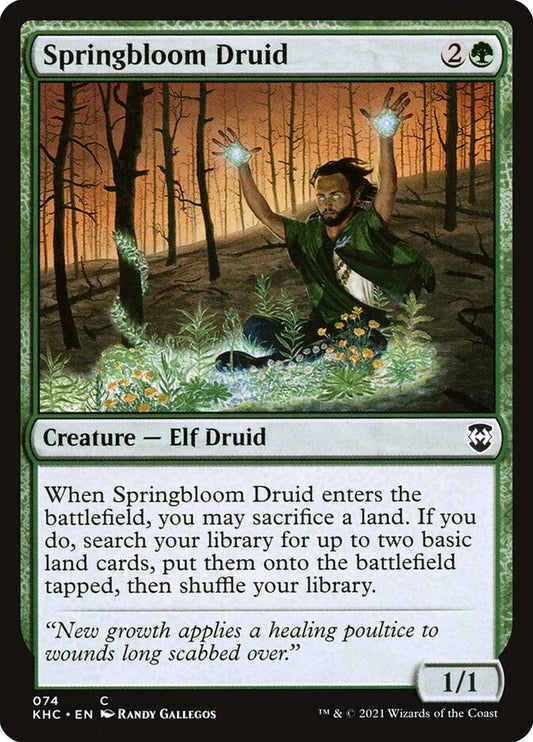 Springbloom Druid - carta Magic The Gathering