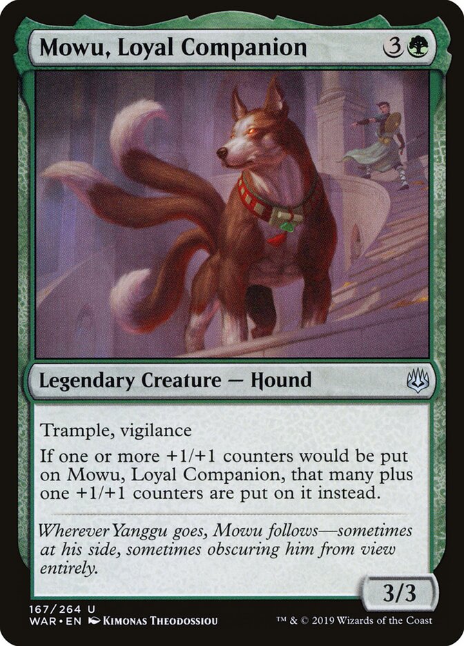 Mowu, Loyal Companion - carta Magic The Gathering