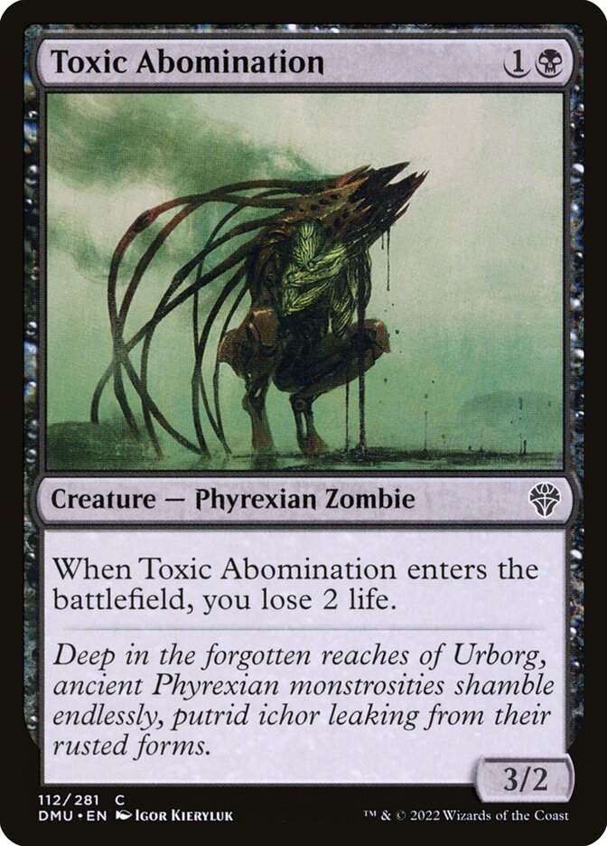 Toxic Abomination - carta Magic The Gathering