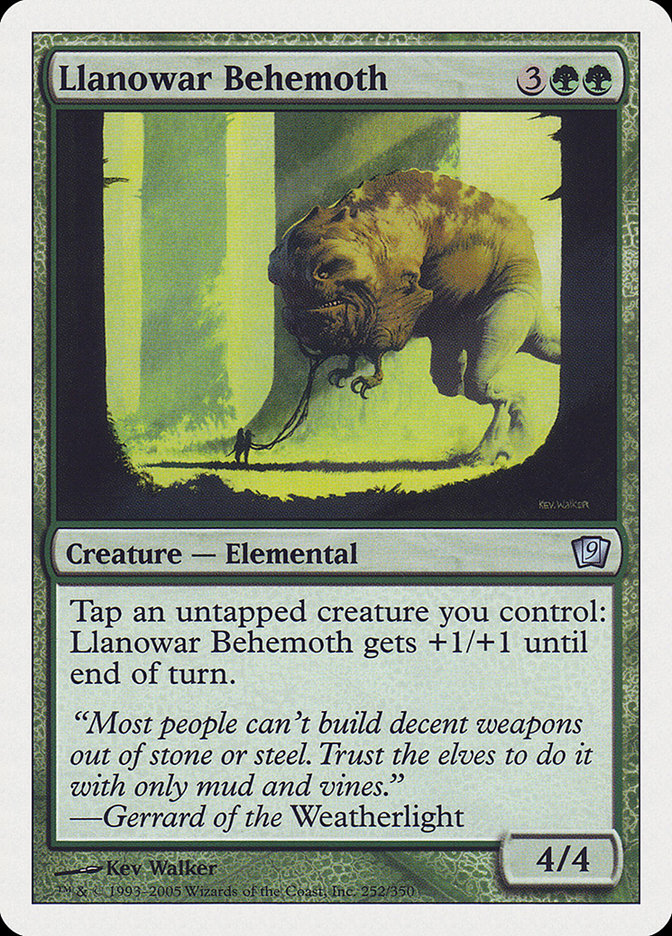Llanowar Behemoth - carta Magic The Gathering