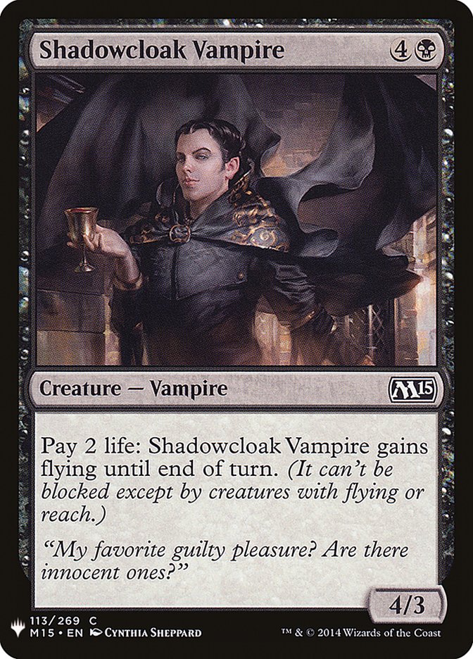 Shadowcloak Vampire - PLST-M15-113-NF-STD