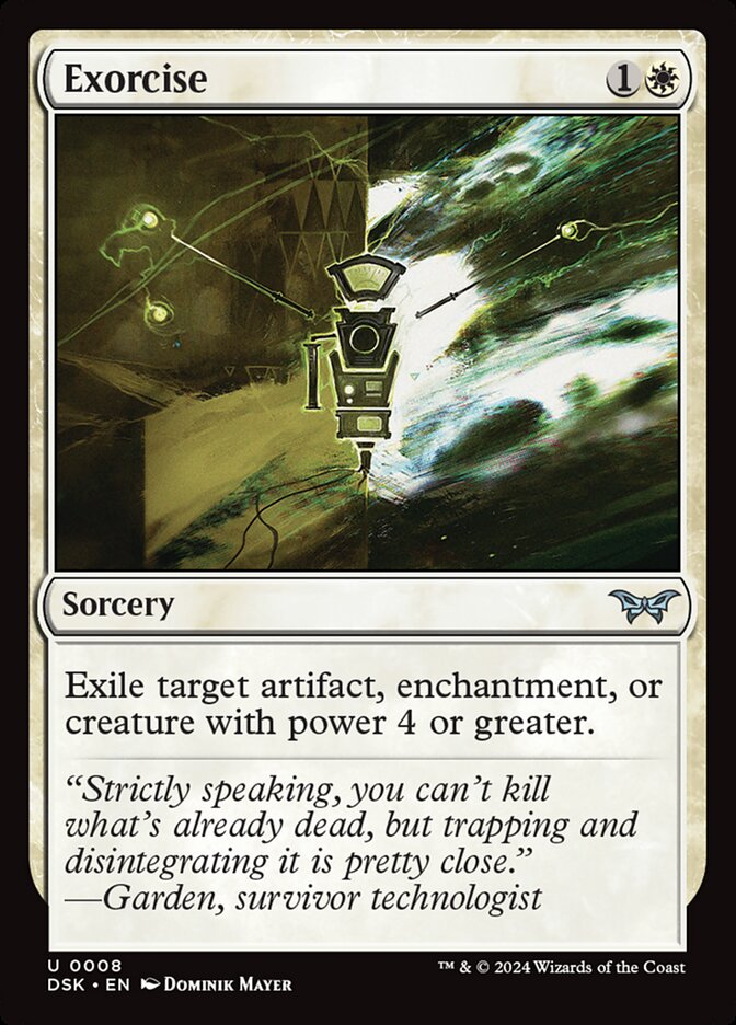 Exorcise - carta Magic The Gathering