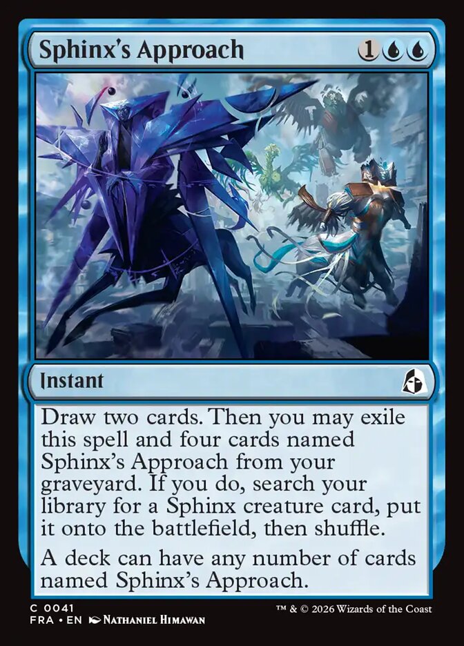 Sphinx's Approach - carta Magic The Gathering