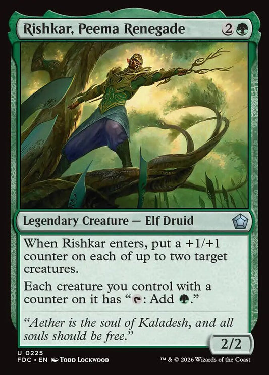 Rishkar, Peema Renegade - carta Magic The Gathering