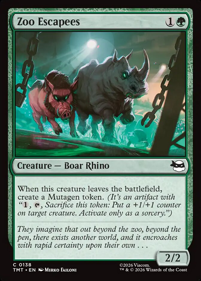 Zoo Escapees - carta Magic The Gathering