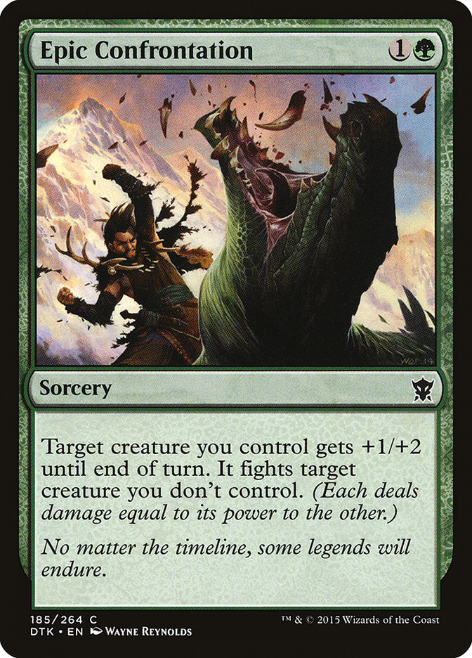 Epic Confrontation - carta Magic The Gathering