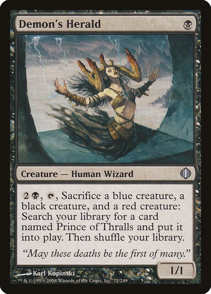 Demon's Herald - carta Magic The Gathering