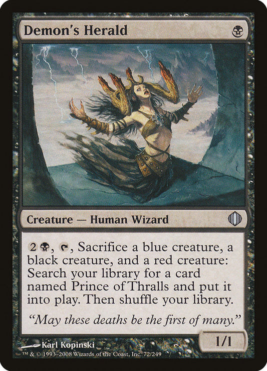 Demon's Herald - carta Magic The Gathering