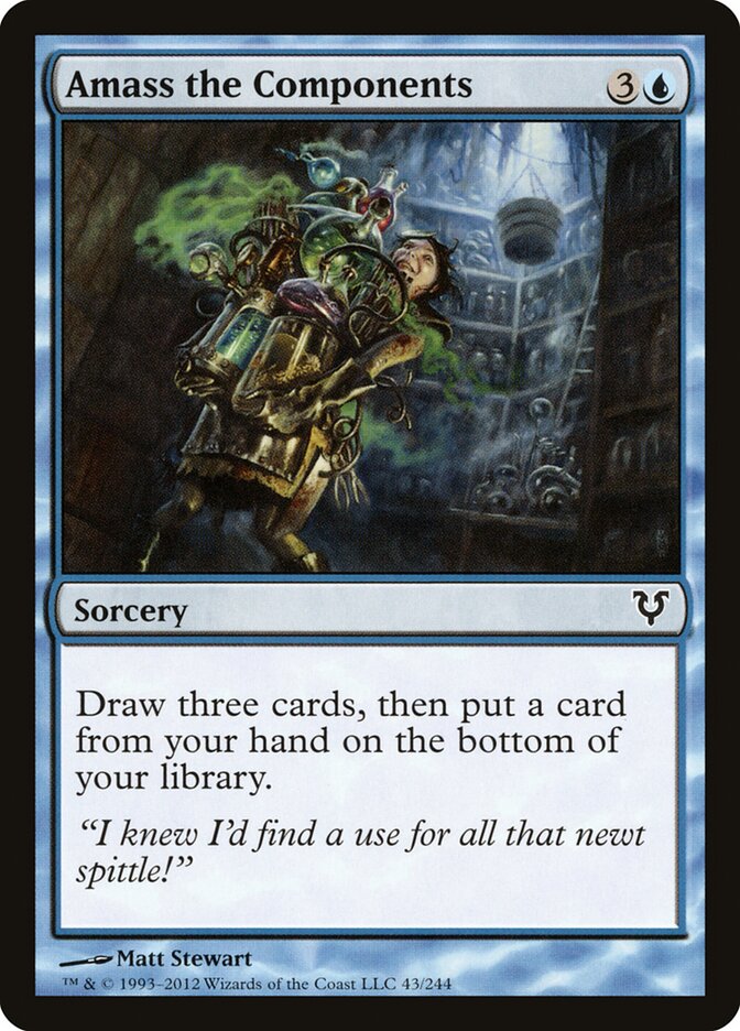 Amass the Components - carta Magic The Gathering