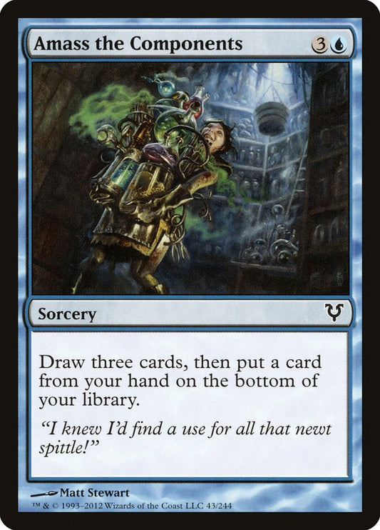 Amass the Components - carta Magic The Gathering