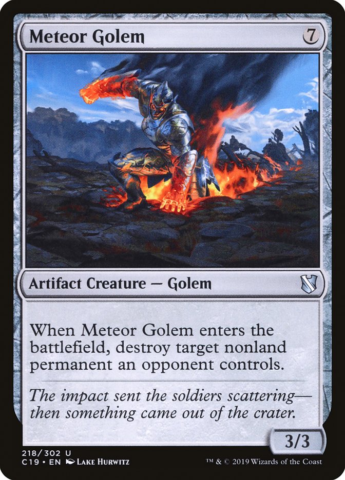 Meteor Golem - carta Magic The Gathering