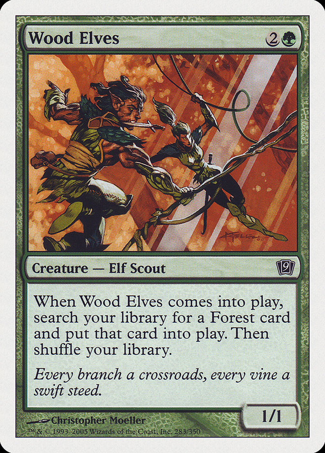 Wood Elves - carta Magic The Gathering