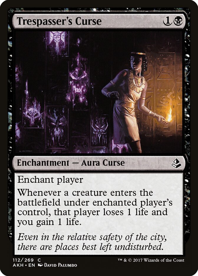 Trespasser's Curse - carta Magic The Gathering