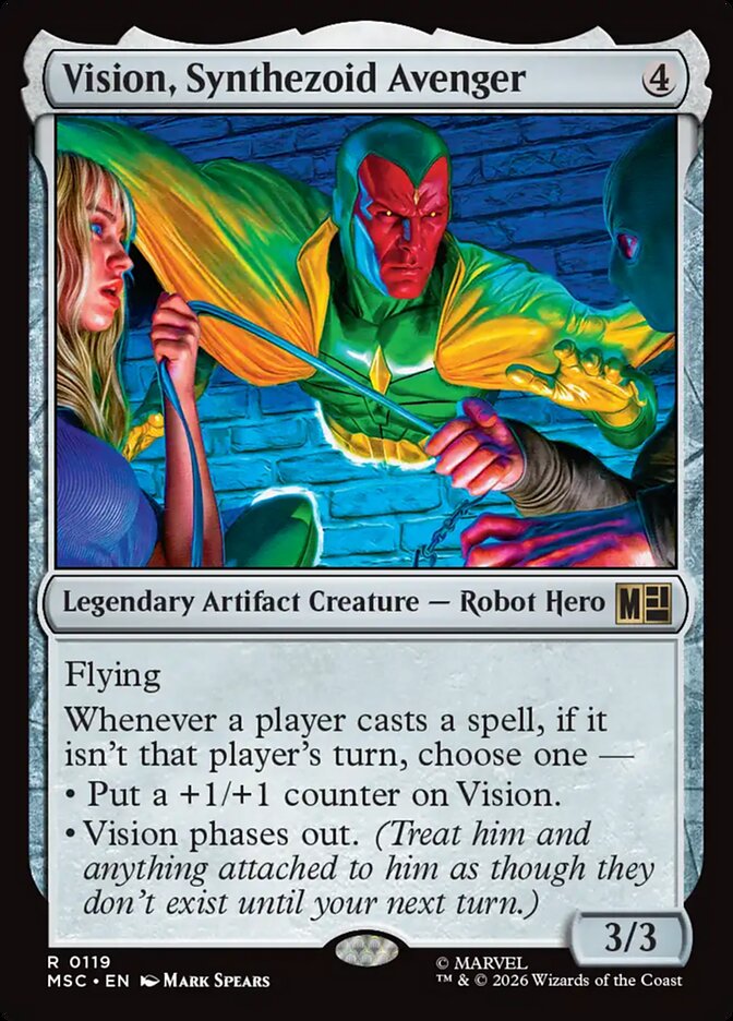 Vision, Synthezoid Avenger - carta Magic The Gathering