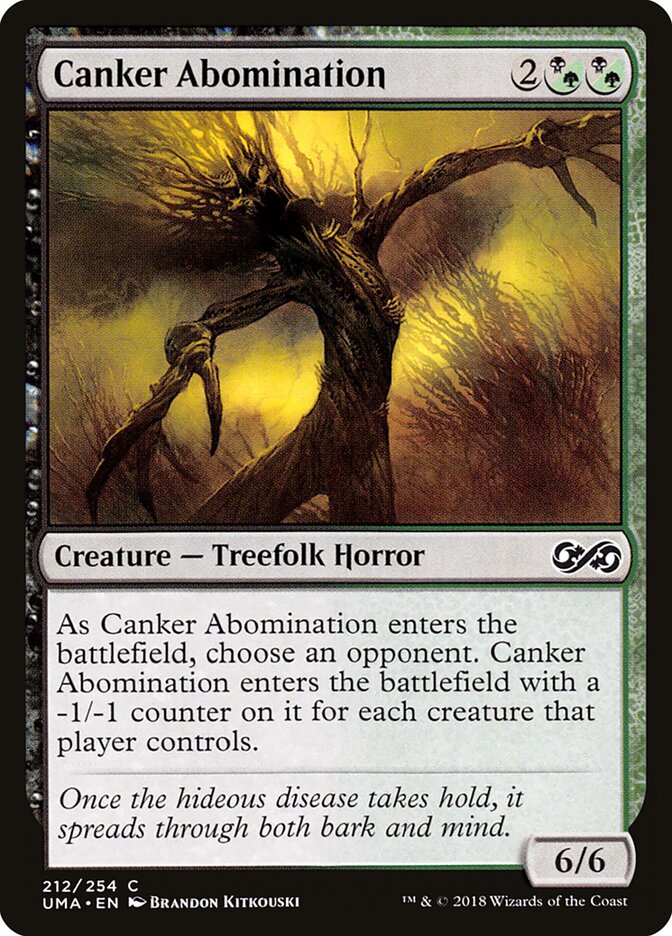 Canker Abomination - carta Magic The Gathering