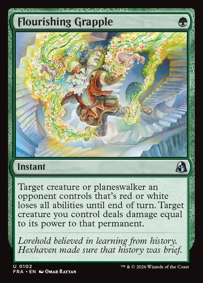 Flourishing Grapple - carta Magic The Gathering
