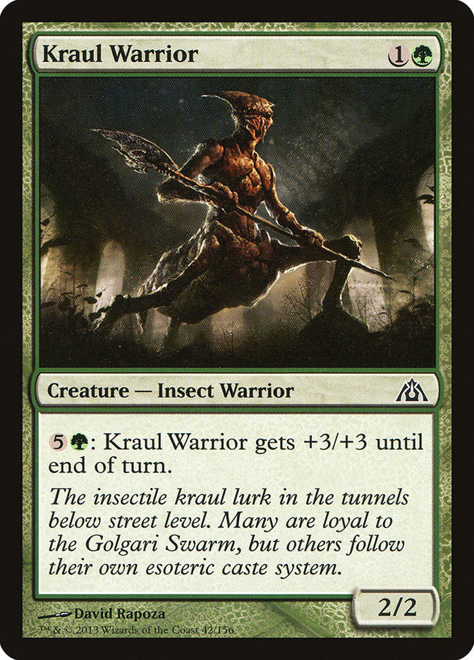 Kraul Warrior - carta Magic The Gathering