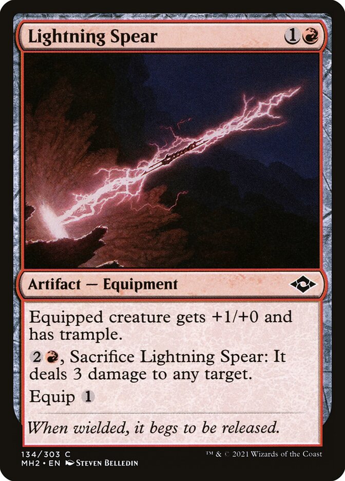 Lightning Spear - carta Magic The Gathering